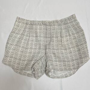 Haute Hippie Silk White and Black Shorts